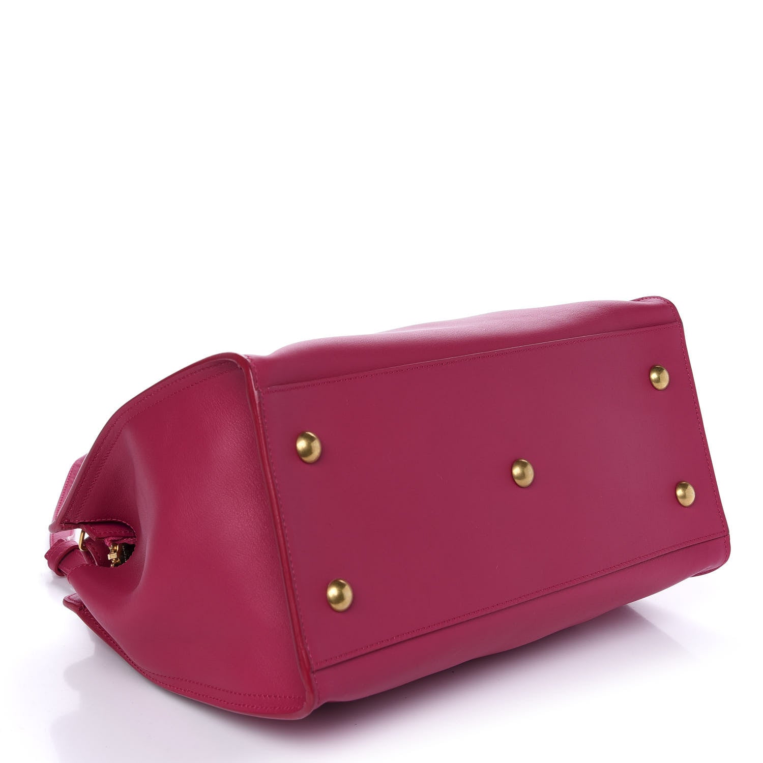 Saint Laurent Calfskin Small Classic Y Cabas Fuchsia 4 of 9