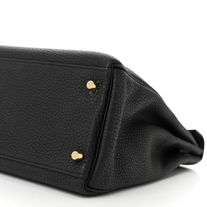 Hermes Togo Kelly Retourne 32 Black 10 of 12