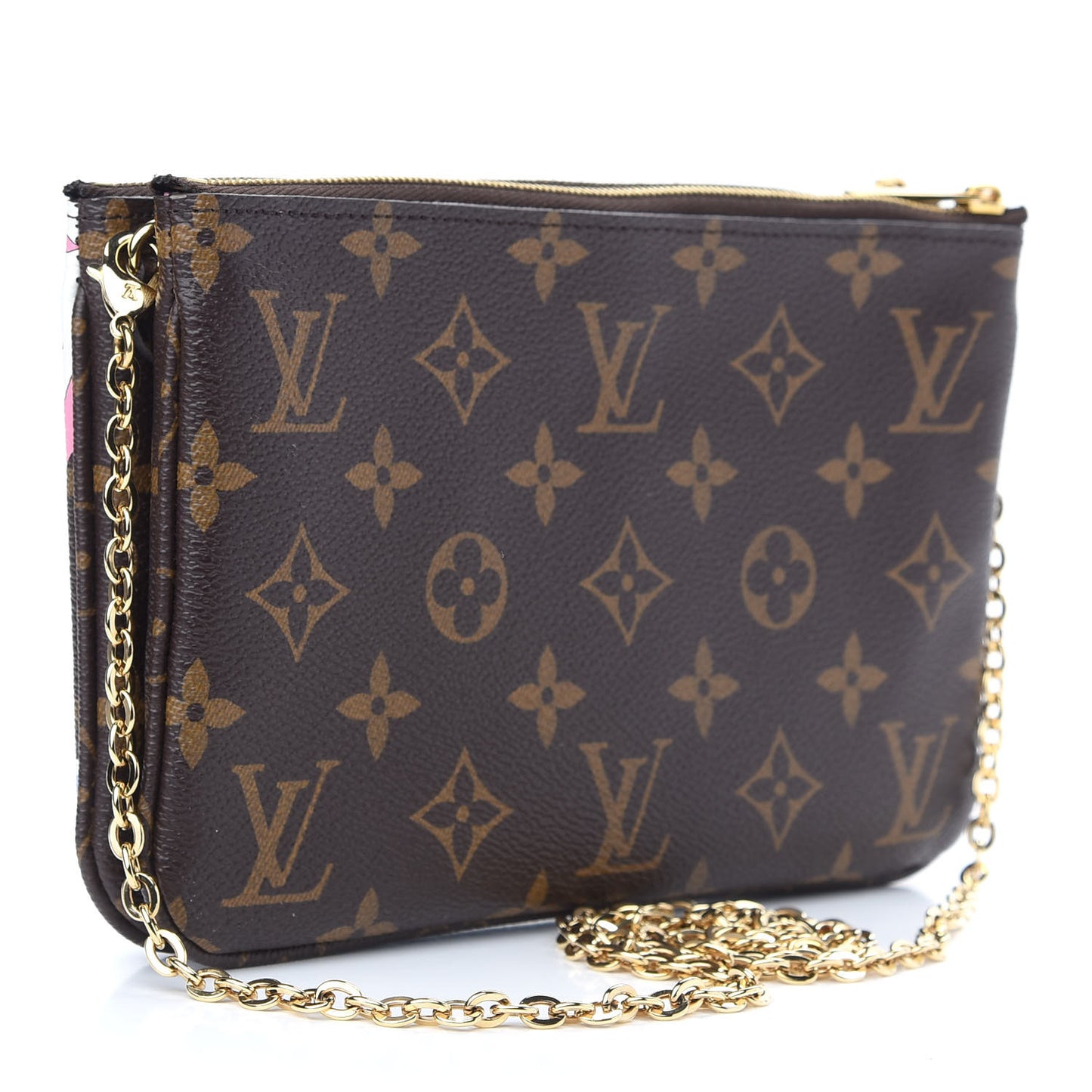 Monogram 2019 Christmas Animation Double Zip Pochette