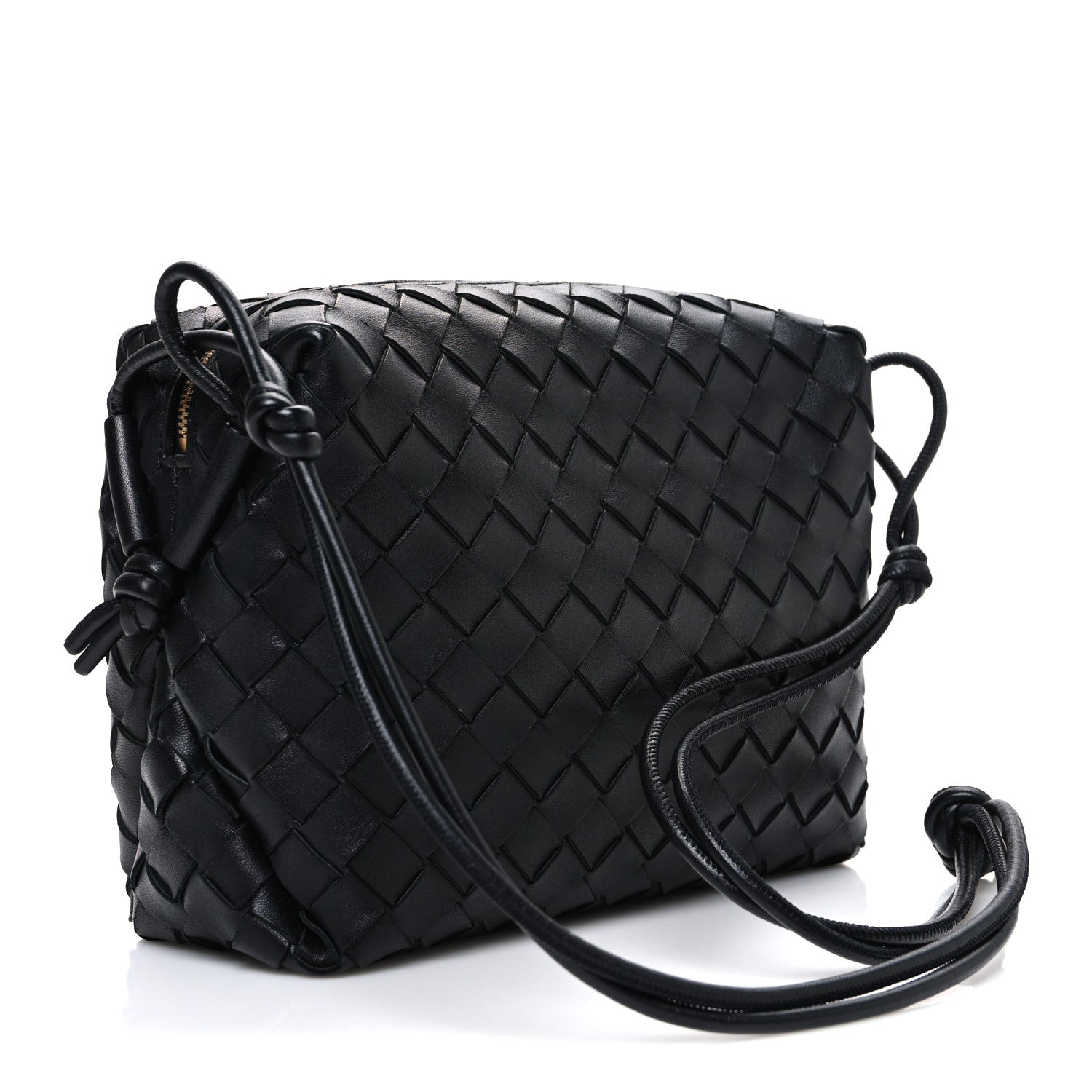 Bottega Veneta Nappa Intrecciato Small Loop Camera Bag Black 3 of 9