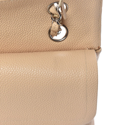 Chanel Caviar Quilted Medium Double Flap Beige Clair 16 of 16