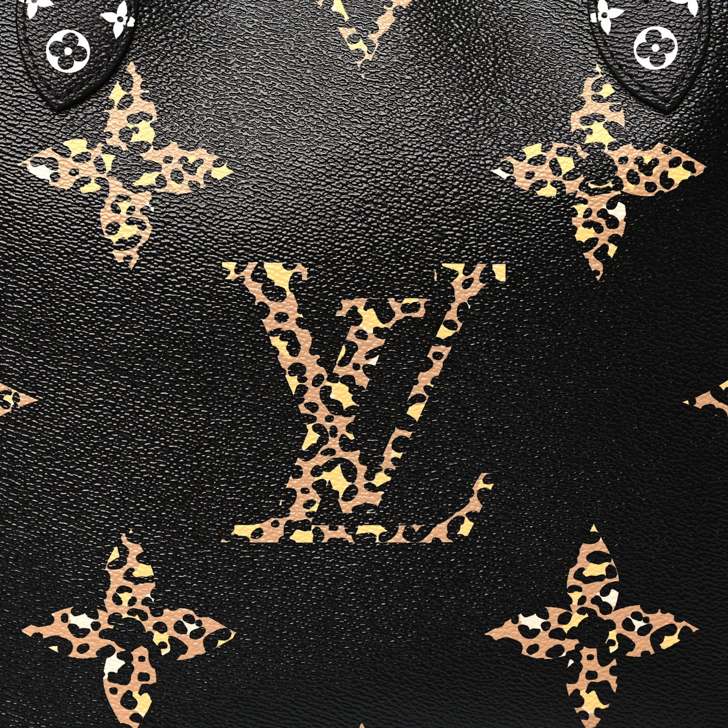 Monogram Giant Jungle Neverfull MM Black