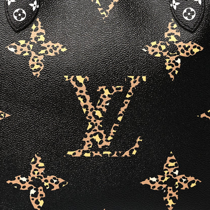 Louis Vuitton Monogram Giant Jungle Neverfull MM Black 10 of 14