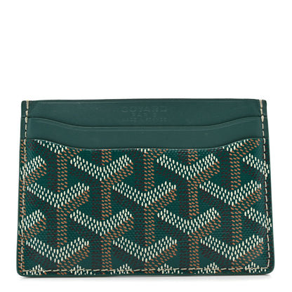 Goyard Goyardine Saint Sulpice Card Holder Green 1 of 7