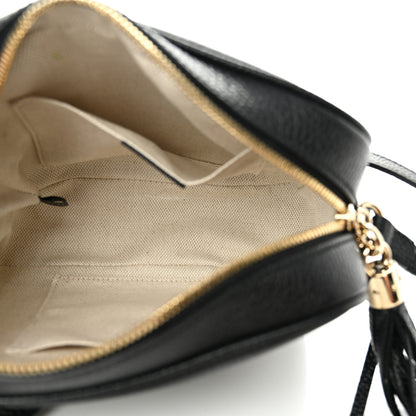 Gucci Pebbled Calfskin Small Soho Disco Bag Black 4 of 13