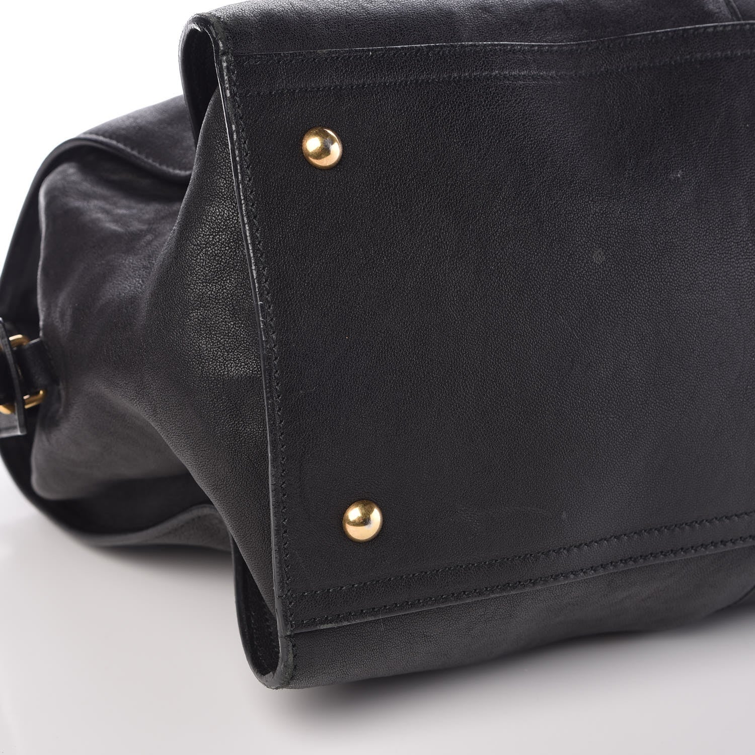 Saint Laurent Sheepskin Large Cabas ChYc Black 10 of 12