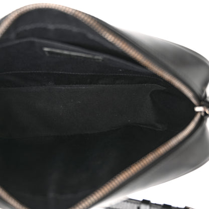 Saint Laurent Calfskin Matelasse Monogram Lou Camera Bag Black 5 of 16