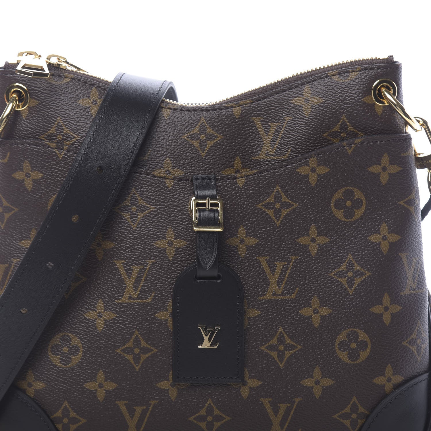 Louis Vuitton Monogram Odeon PM Black 9 of 10