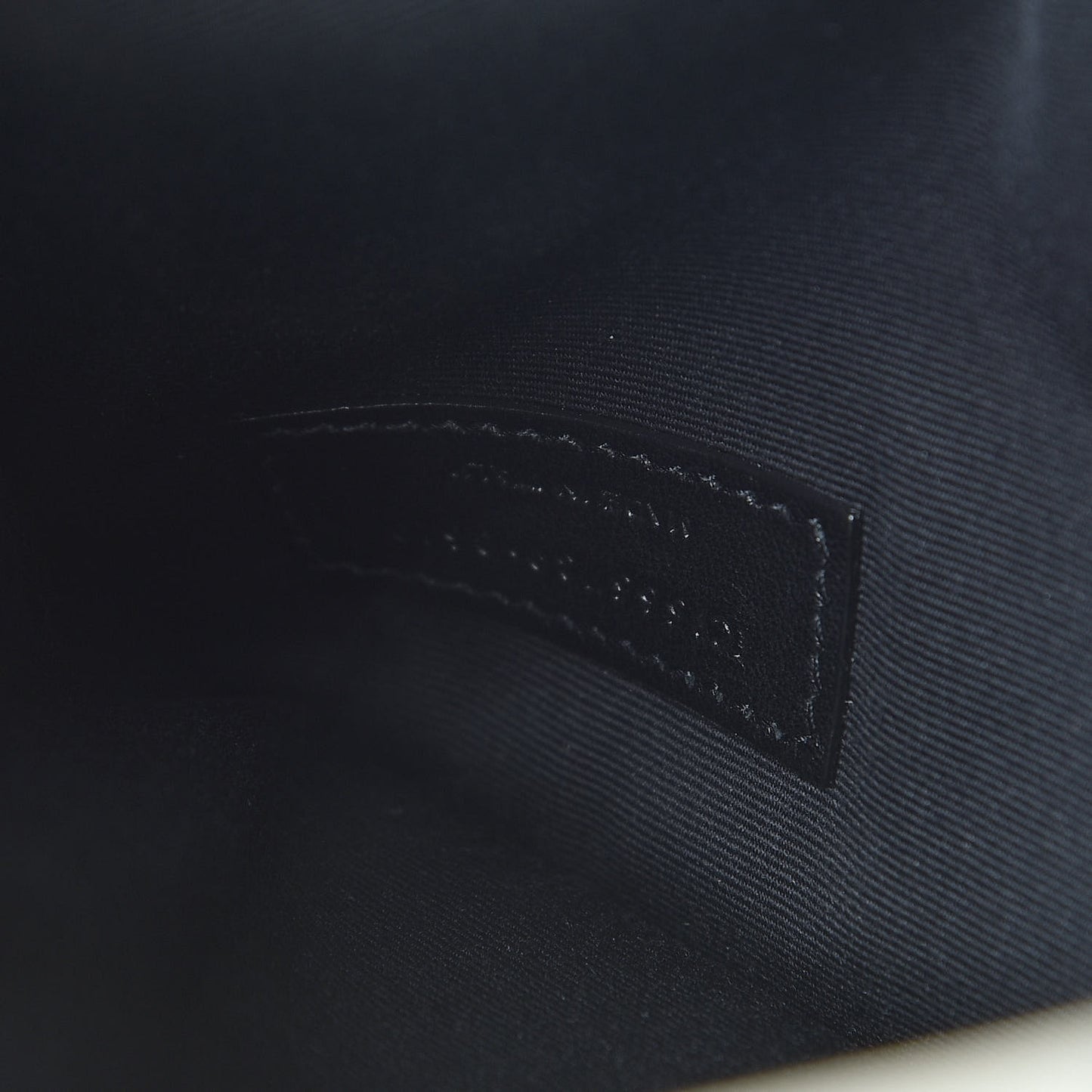 Smooth Shiny Calfskin Uptown Pouch Crema Soft