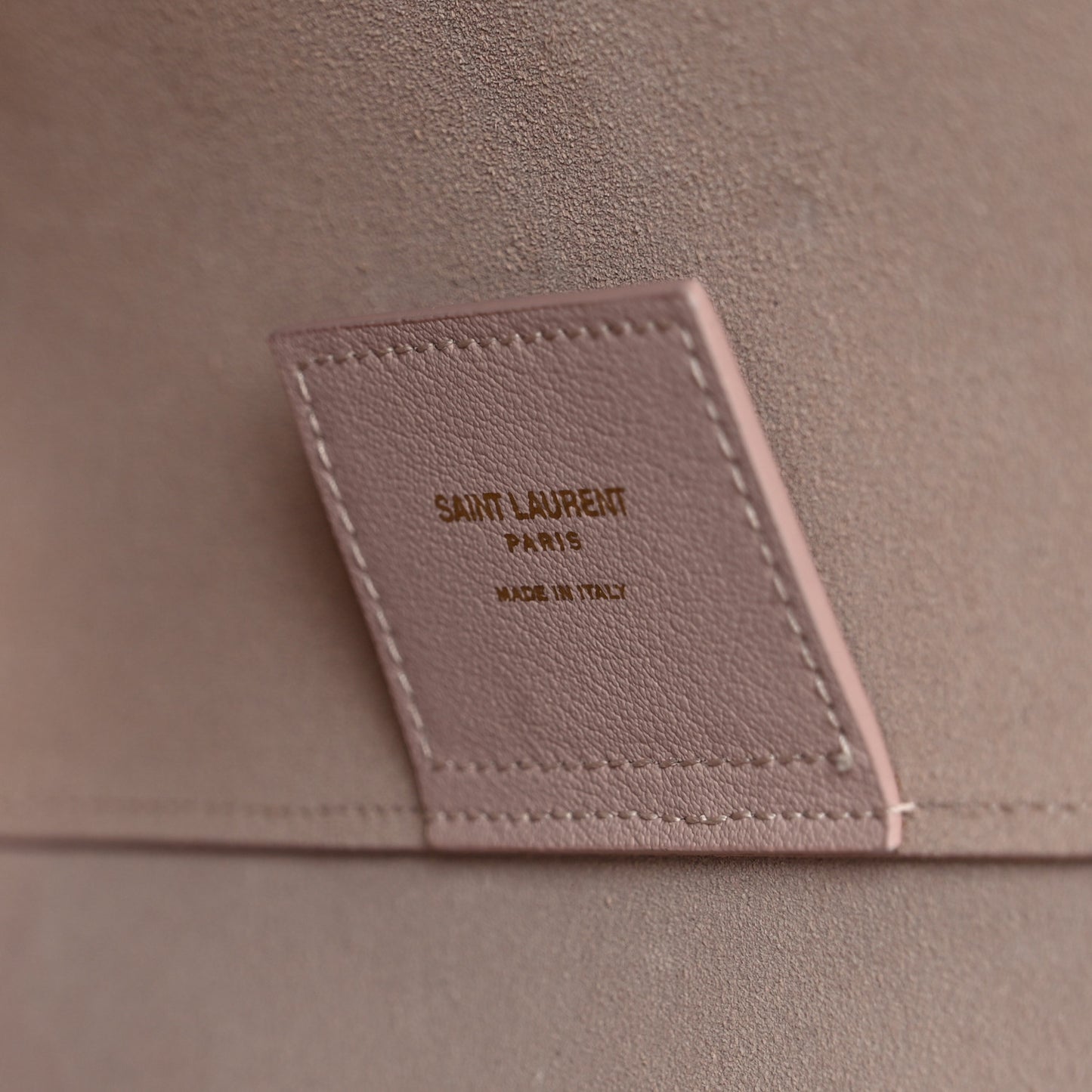 Calfskin Large Shopping Tote Pale Blush