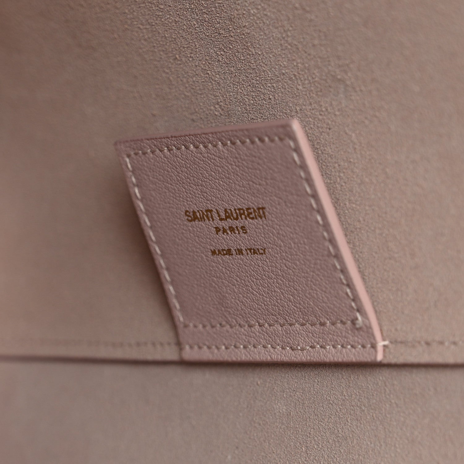 Saint Laurent Calfskin Large Shopping Tote Pale Blush 7 of 10