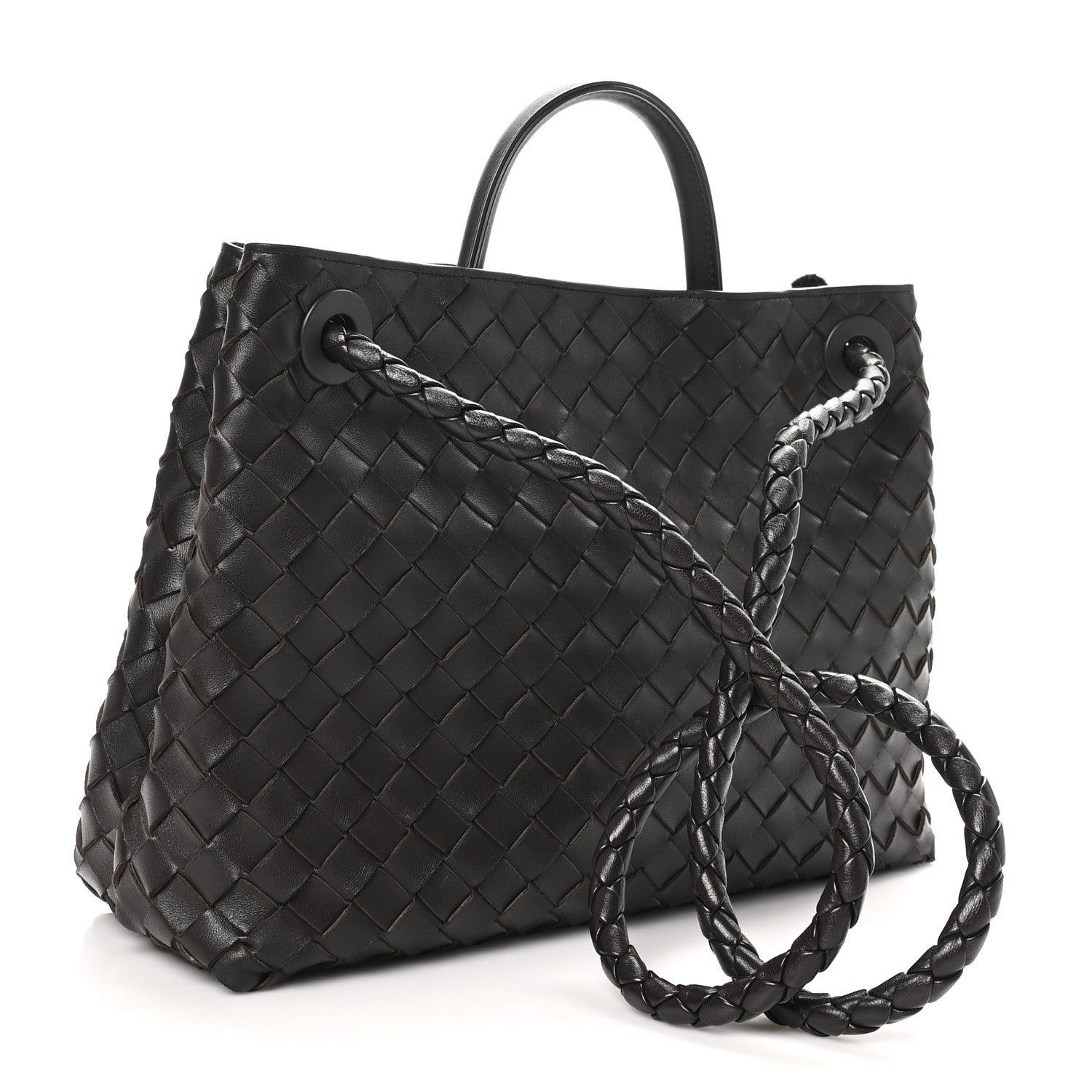 Bottega Veneta Nappa Intrecciato Medium Andiamo Shoulder Bag Fondant 3 of 9