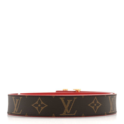 Louis Vuitton Monogram 30mm LV Initiales Reversible Belt 75 30 Coquelicot 2 of 7