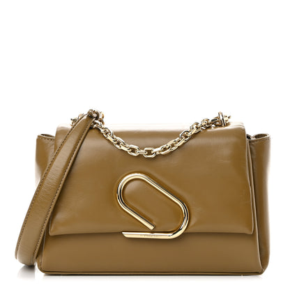 3.1 Phillip Lim Calfskin Alix Soft Flap Chain Shoulder Bag Toffee 1 of 13