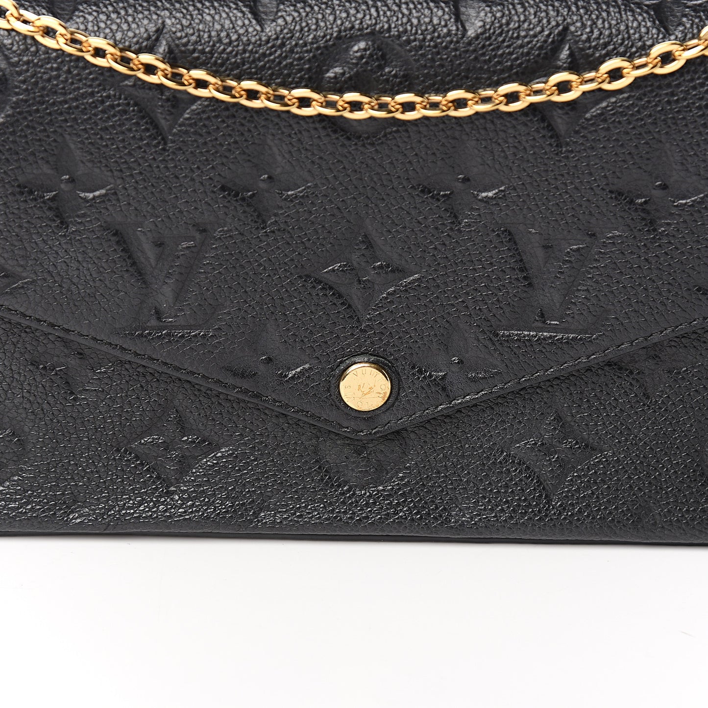 Empreinte Pochette Felicie Chain Wallet Black