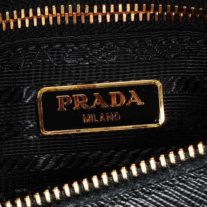 Prada Saffiano Bow Wristlet Nero Black 6 of 6