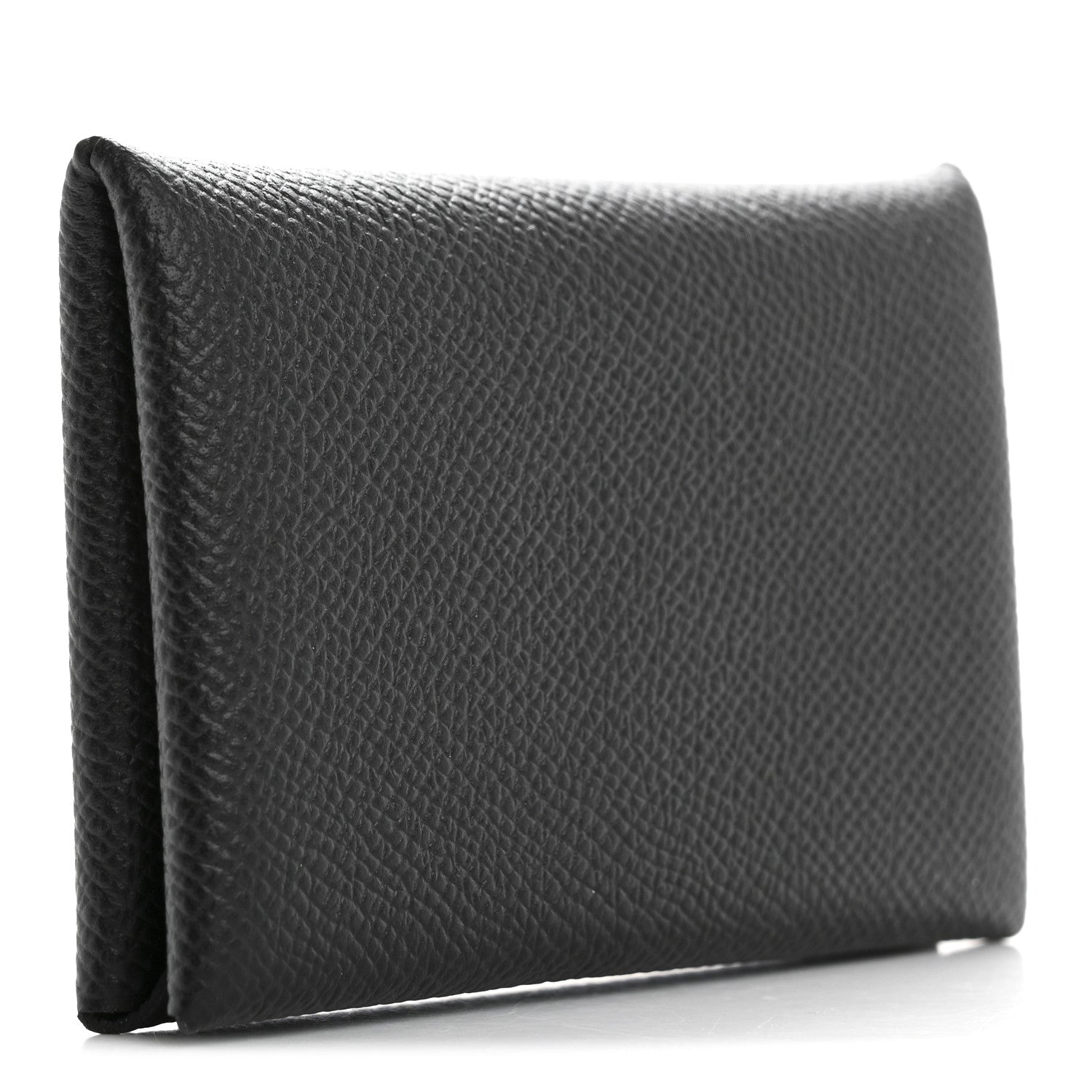 Hermes Epsom Calvi Card Case Black 3 of 8