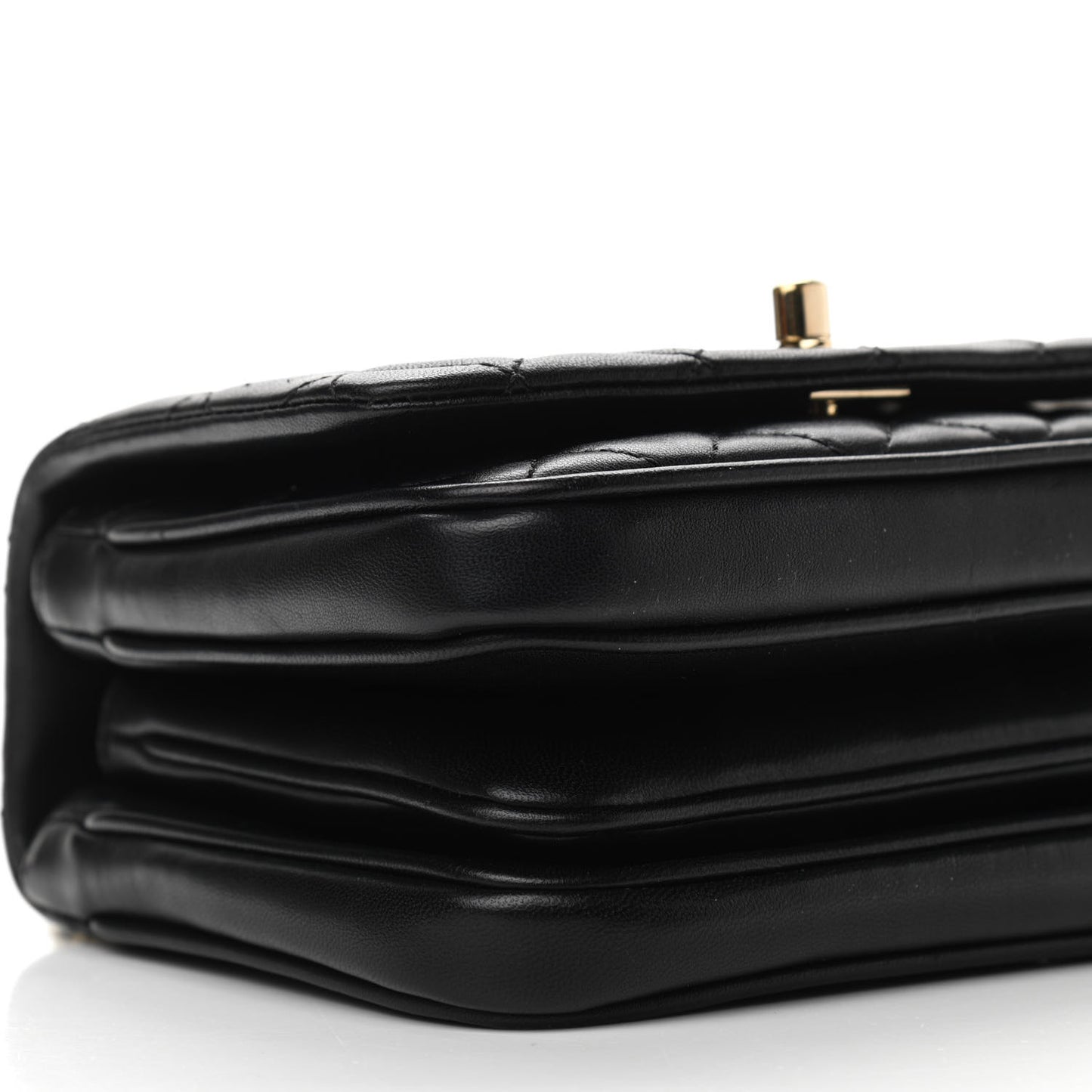 Lambskin Quilted Mini Citizen Chic Flap Black
