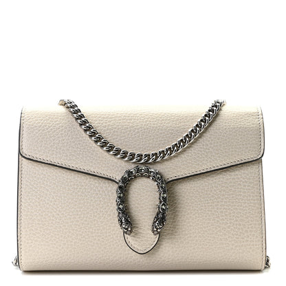 Gucci Dollar Calfskin Mini Dionysus Chain Wallet Mystic White 1 of 9