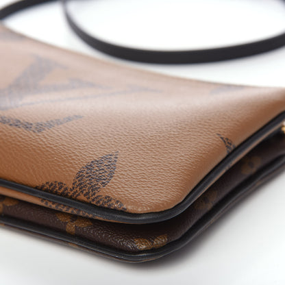 Louis Vuitton Reverse Monogram Giant Double Zip Pochette 8 of 8