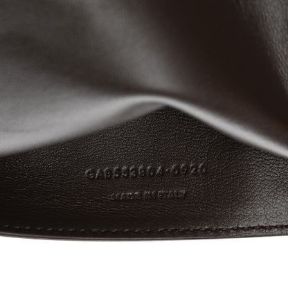 Saint Laurent Smooth Calfskin Suede Medium Reversible Monogram Kate Satchel Military Brown 10 of 10