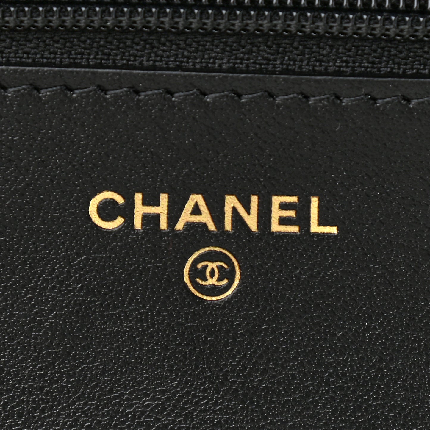 Caviar Quilted Boy Wallet On Chain WOC Black