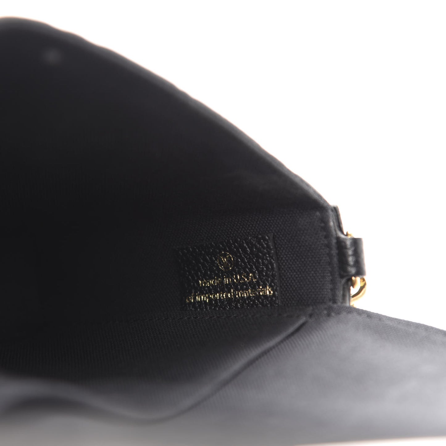 Empreinte Pochette Felicie Chain Wallet Black