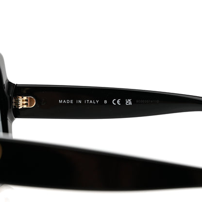 Chanel Acetate Square Heart Sunglasses 5479 Black 7 of 8