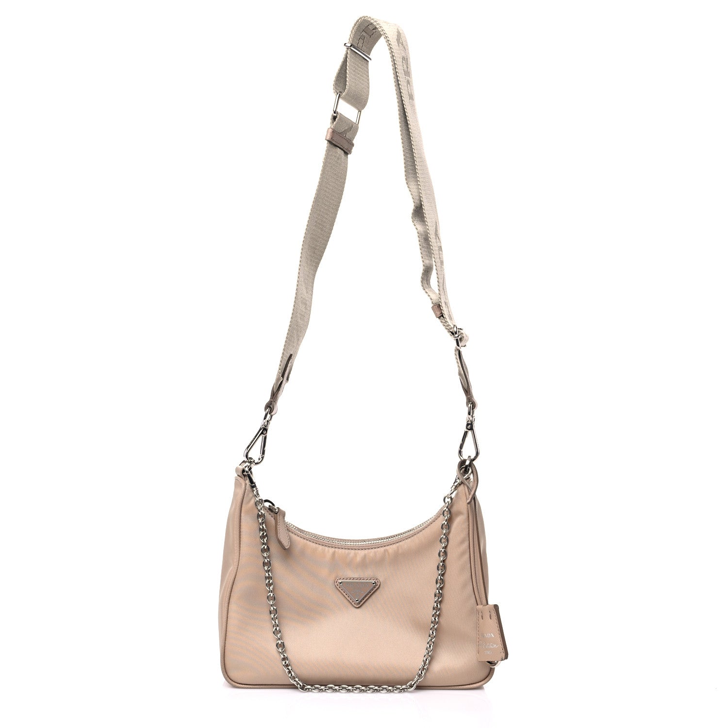 Prada Nylon Re-Edition 2005 Shoulder Bag Deserto 3 of 13