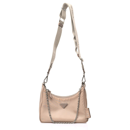 Prada Nylon Re-Edition 2005 Shoulder Bag Deserto 3 of 13
