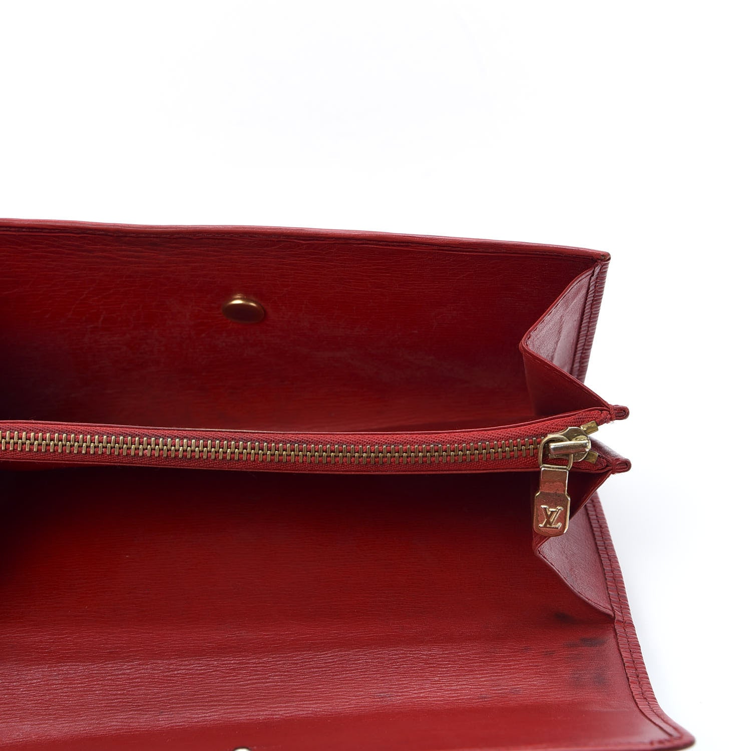 Louis Vuitton Epi Sarah Wallet Coquelicot 4 of 10