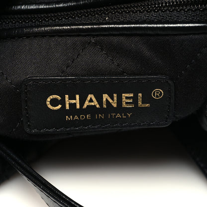 Chanel Shiny Calfskin Quilted Chanel 22 Backpack Black 6 of 10