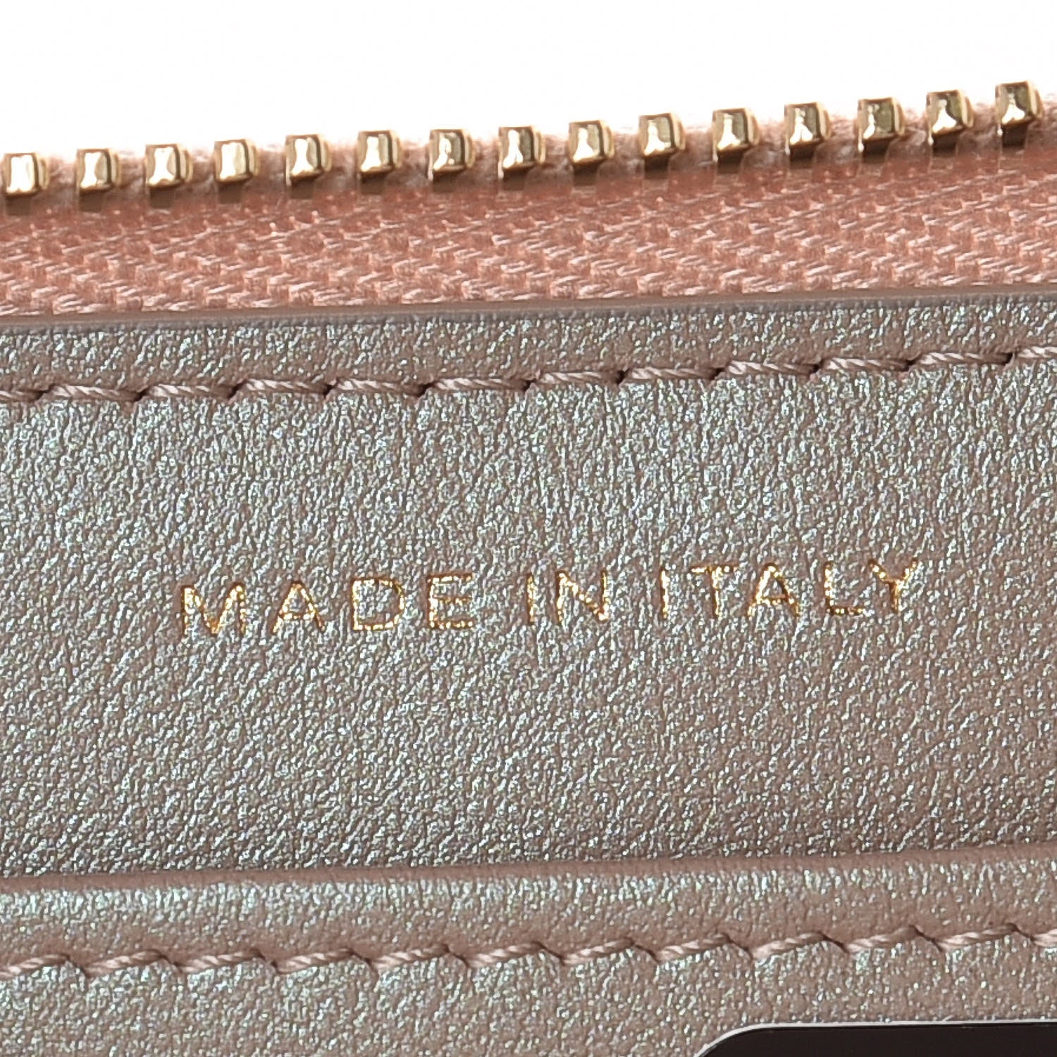 Chanel Iridescent Caviar Quilted Long Zip Around Wallet Beige 9 of 11