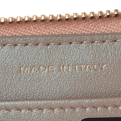Chanel Iridescent Caviar Quilted Long Zip Around Wallet Beige 9 of 11