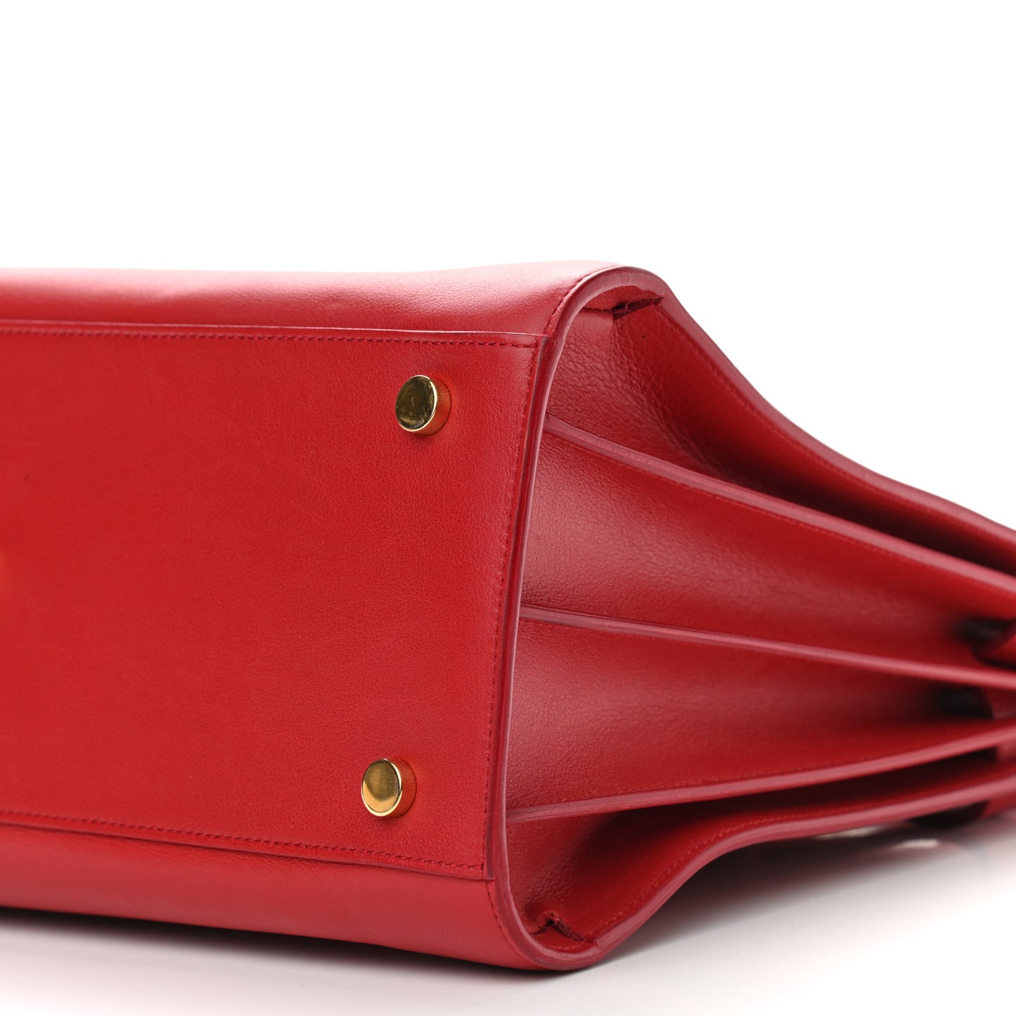 Calfskin Small Sac De Jour Vermillion