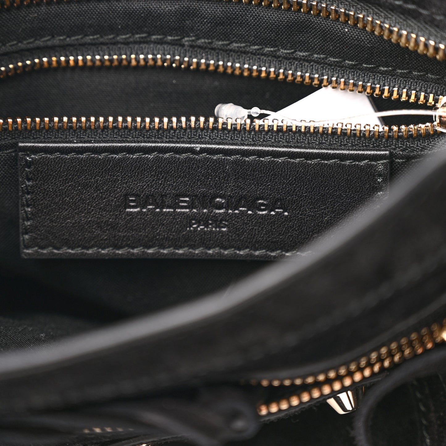 Baby Daim Suede Marble Hardware Mini City Black