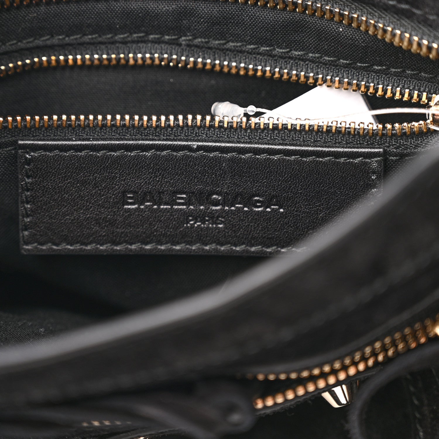 Balenciaga Baby Daim Suede Marble Hardware Mini City Black 6 of 11