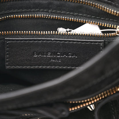 Balenciaga Baby Daim Suede Marble Hardware Mini City Black 6 of 11