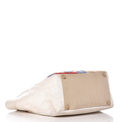 Chanel Canvas Quilted N°5 Shopping Tote Beige 4 of 24