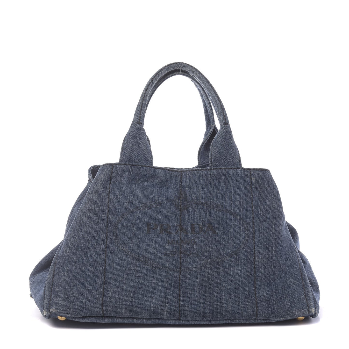 Denim Logo Tote