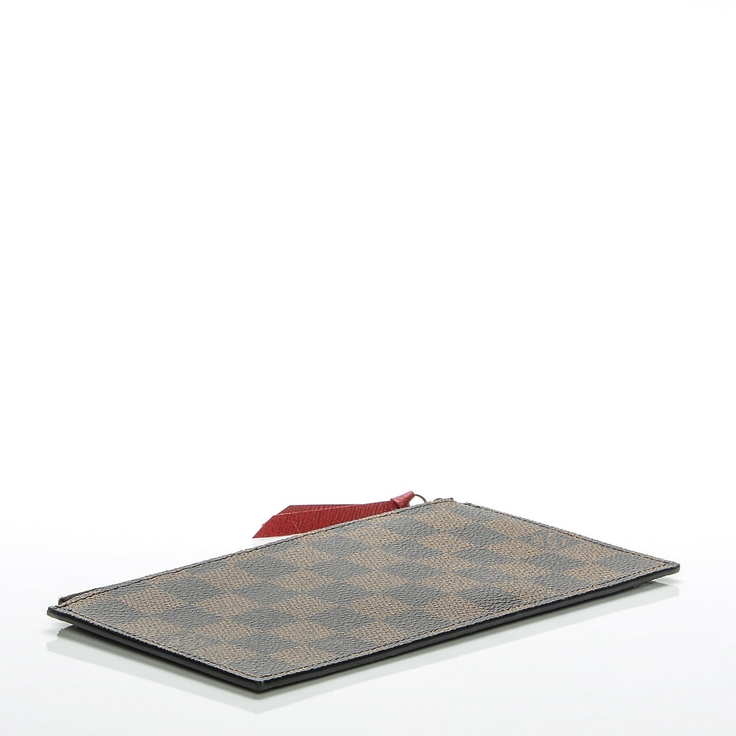 Damier Ebene Felicie Chain Wallet Zippered Insert