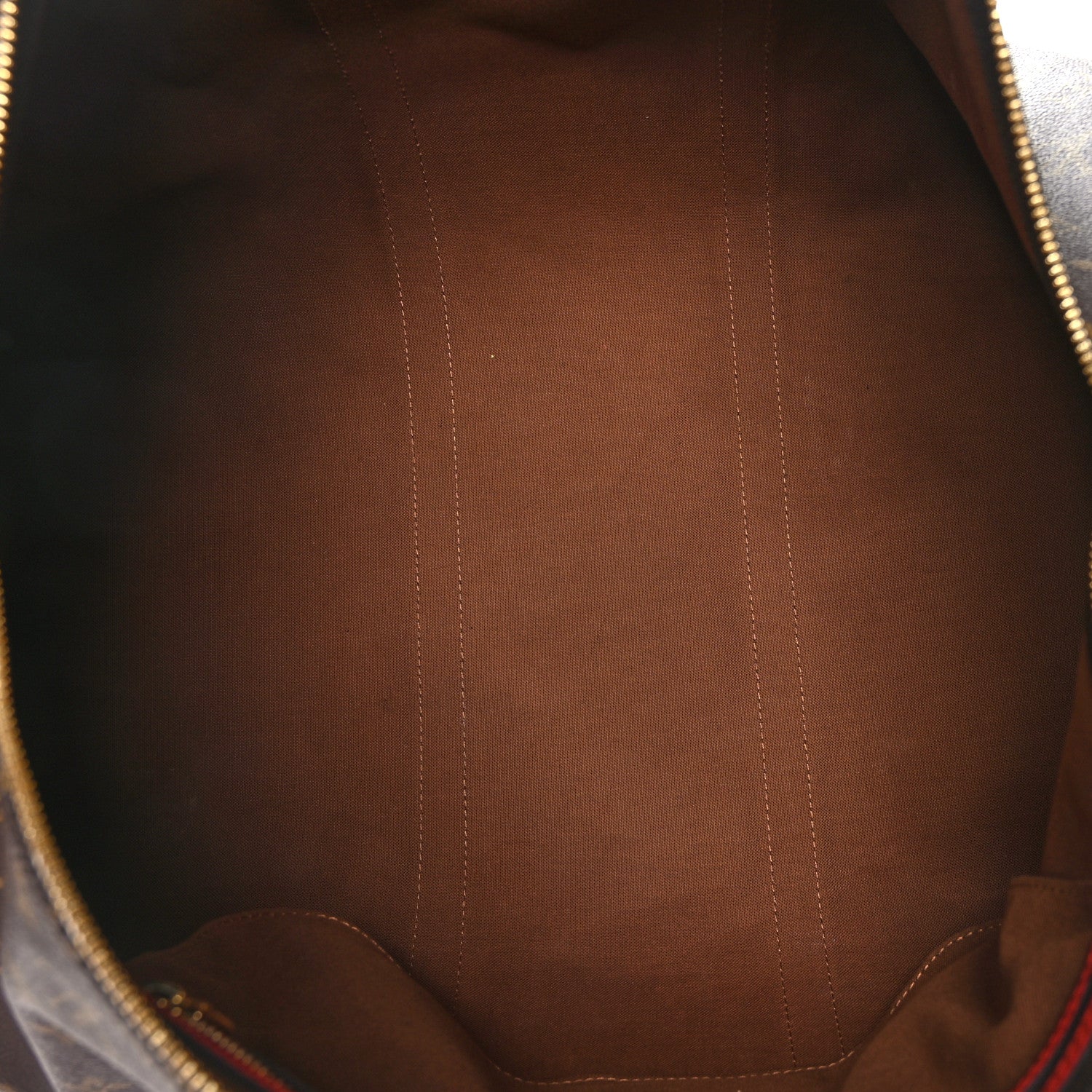 Louis Vuitton Calfskin Monogram Keepall Bandouliere 50 Coquelicot 4 of 12