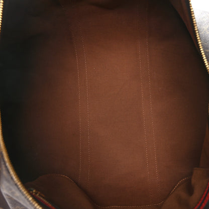 Louis Vuitton Calfskin Monogram Keepall Bandouliere 50 Coquelicot 4 of 12