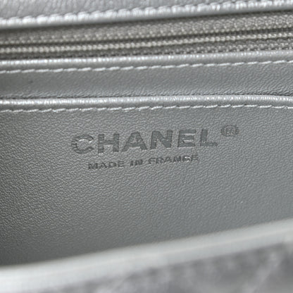 Chanel Metallic Grained Calfskin Quilted 2.55 Reissue Mini Flap Silver 6 of 11
