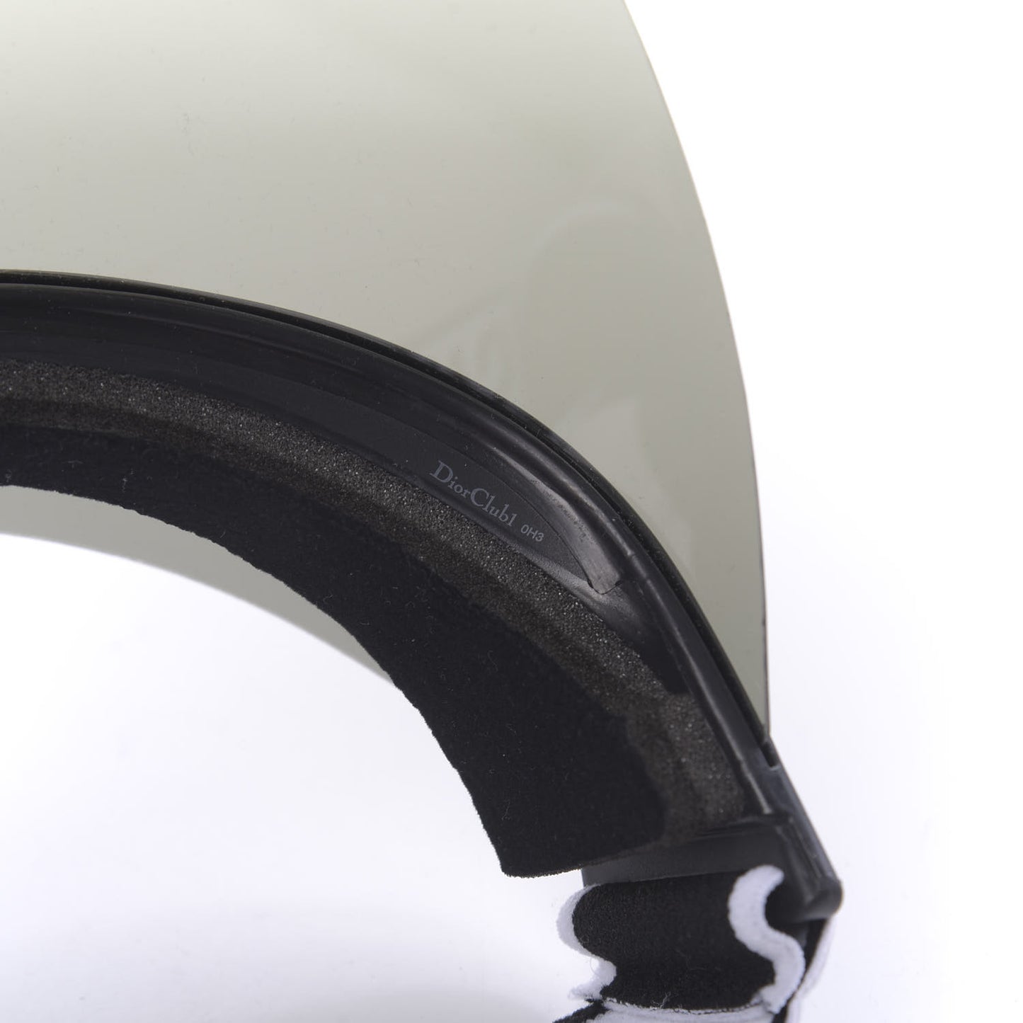 Mirrored DiorClub1 Sun Visor Black