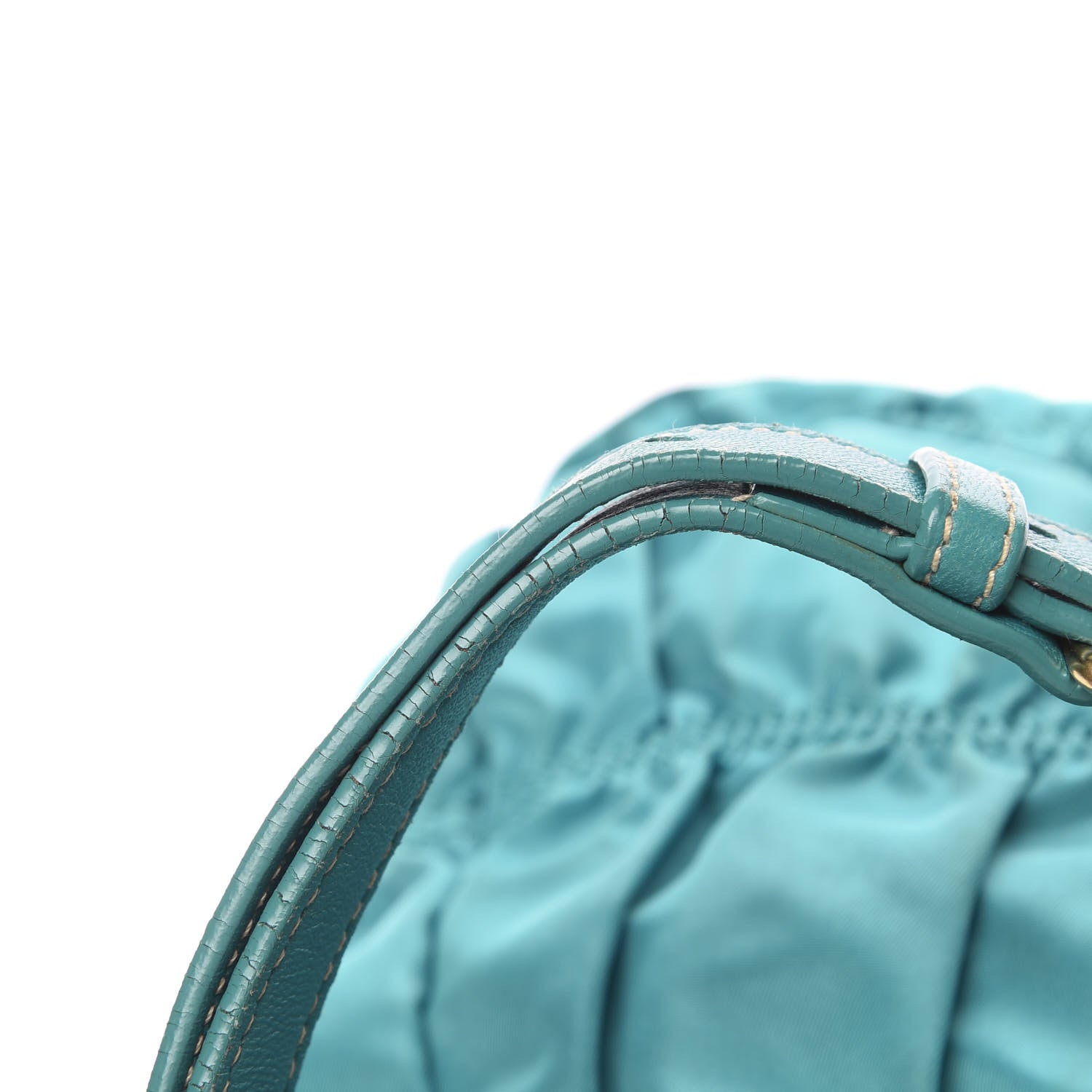 Prada Tessuto Nylon Gaufre Tote Turchese 24 of 24