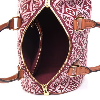 Louis Vuitton Jacquard Since 1854 Speedy Bandouliere 25 Bordeaux 4 of 11