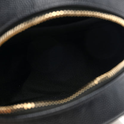 Chanel Caviar Quilted Round Filigree Crossbody Black 5 of 10