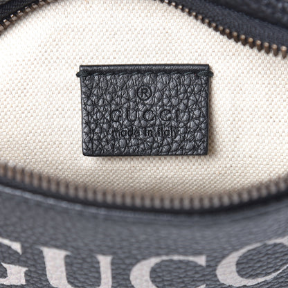 Gucci Grained Calfskin Small Logo Belt Bag Black 8 of 10