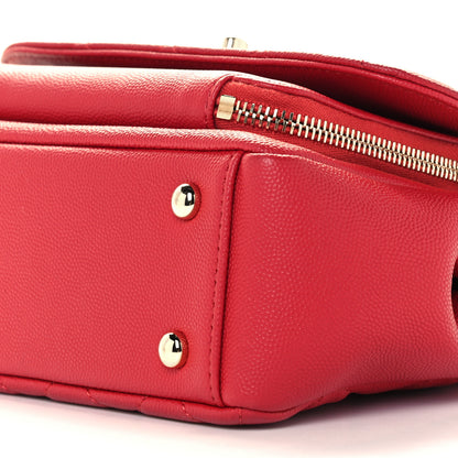 Chanel Caviar Quilted Small Business Affinity Flap Red 9 of 10